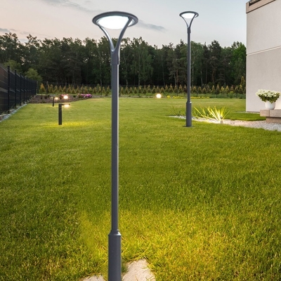 30W 3000-6000K IP65 Garden Pole Light 600*600*520MM 5.8KG 140-76MM 3-6M