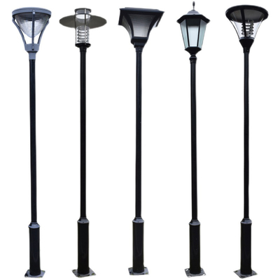 De binnenplaatsomheining Decorative Garden Pole steekt Zonne Aangedreven 240x240x8MM 220-230V aan
